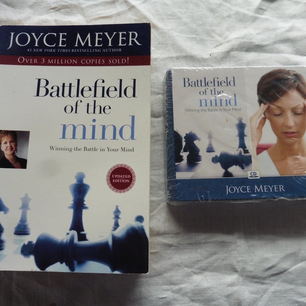 Battlefield of the Mind: Joyce Meyer: Book + CD/DVDs (Sealed, never opened)